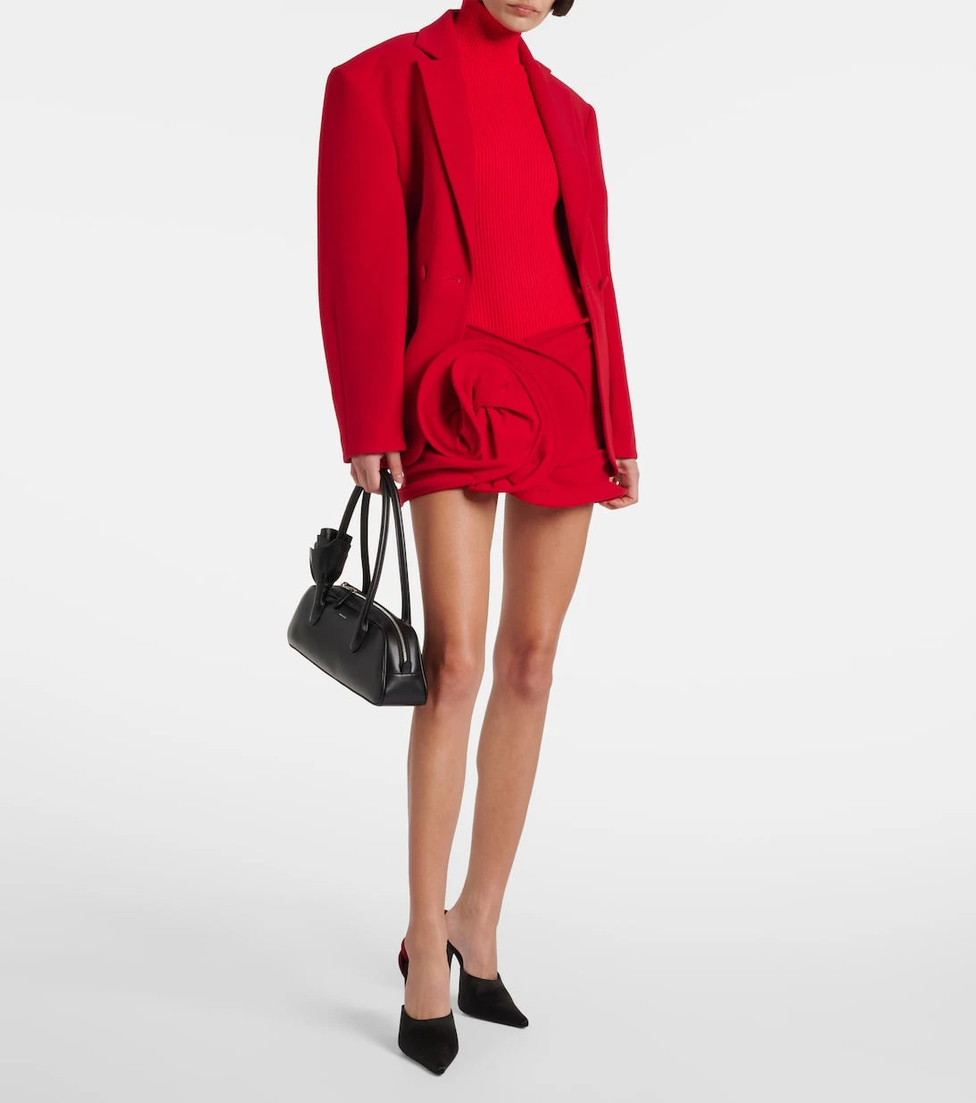 Magda Butrym - Ribbed-knit turtleneck bodysuit