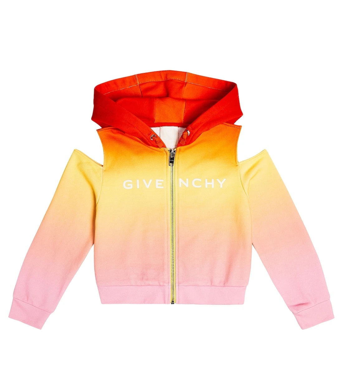 Givenchy Kids - Logo ombré cotton jersey hoodie