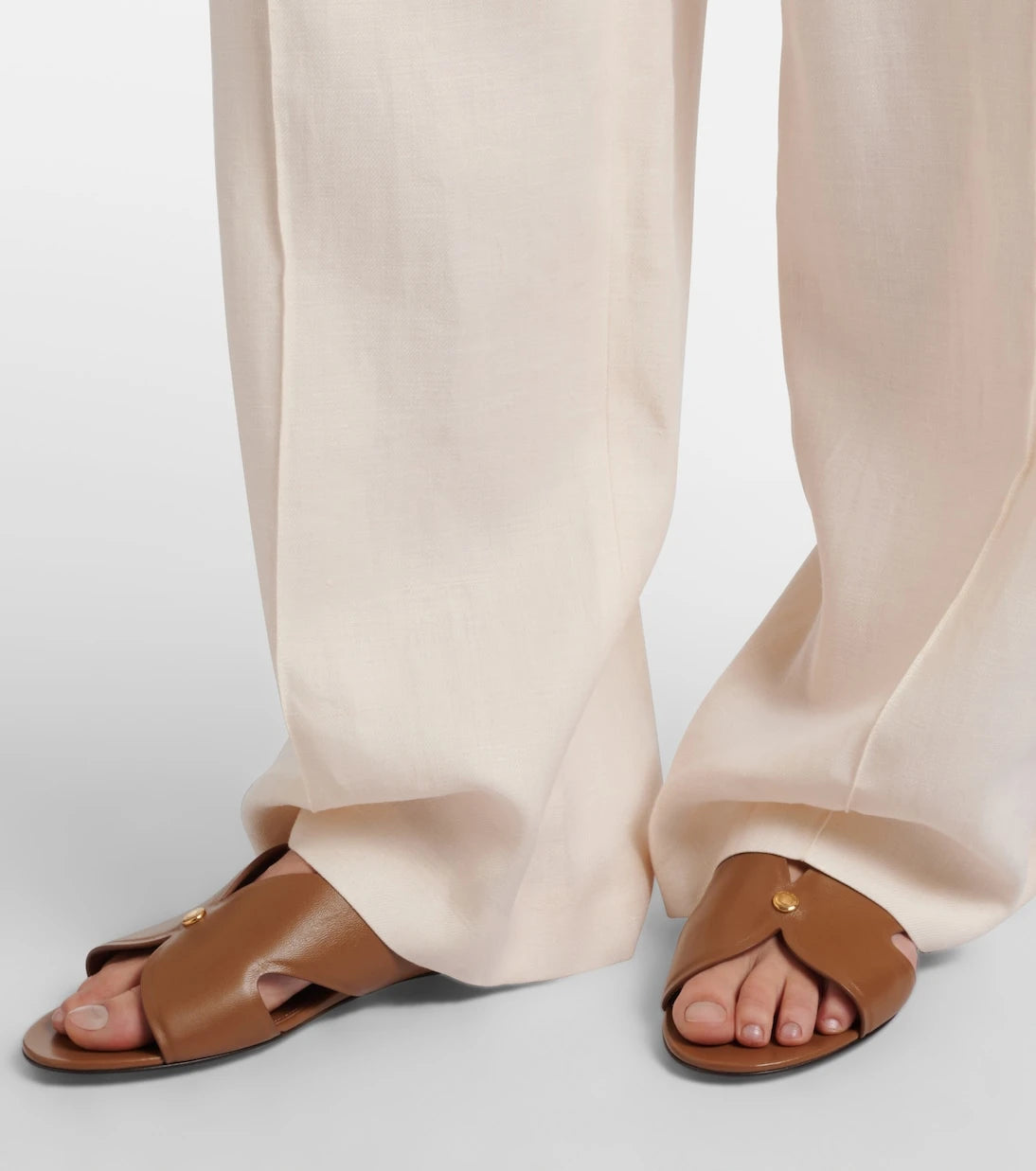 Loro Piana - Vera leather slides