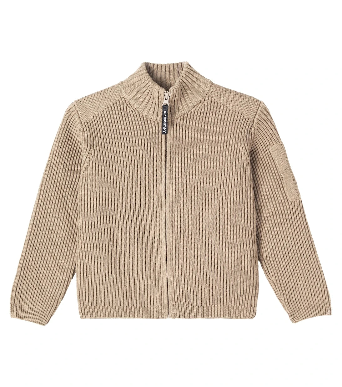 C.P. Company Kids - Ribbed-knit cotton-blend jacket