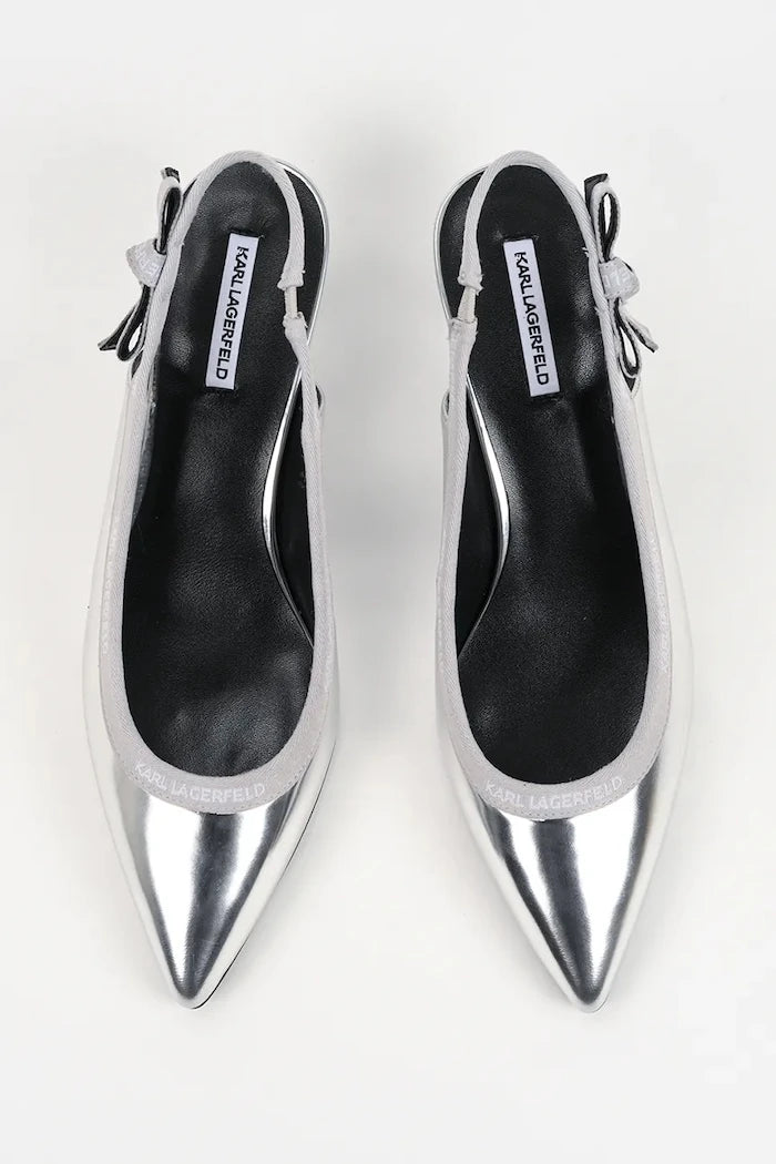 Кожени обувки с тънък ток Karl Lagerfeld PANACHE