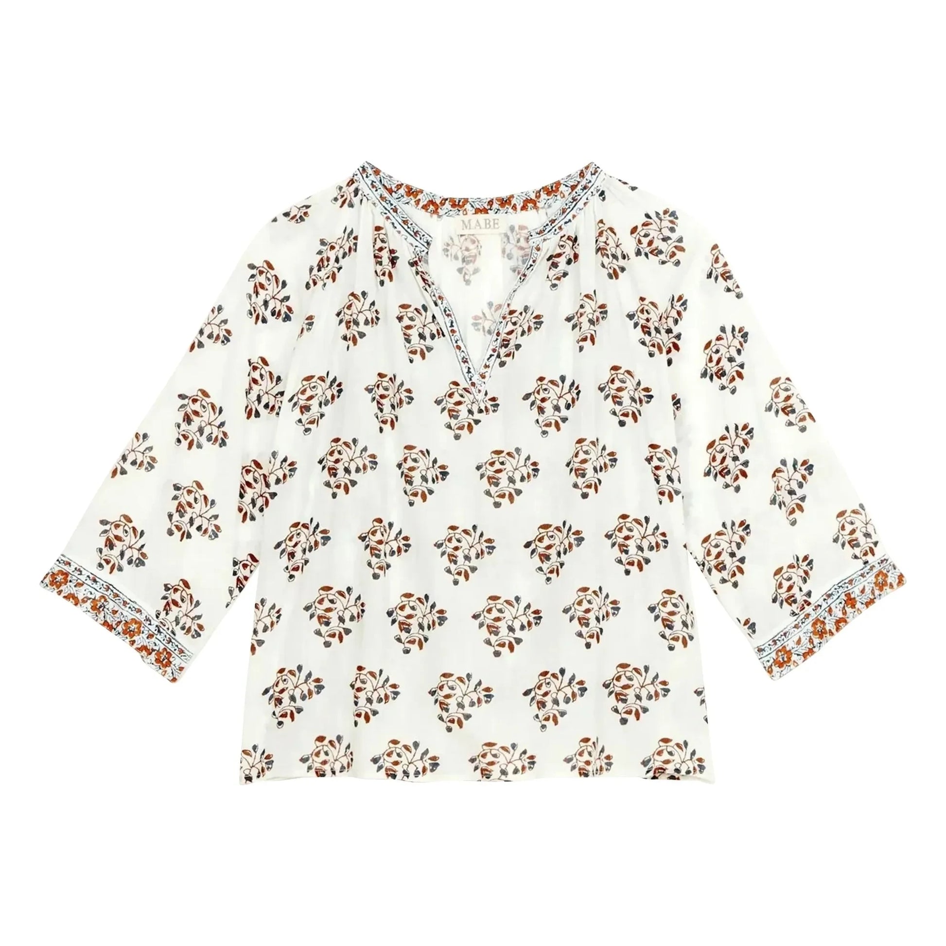M.A.B.E. - Stella Cotton blouse | Ecru
