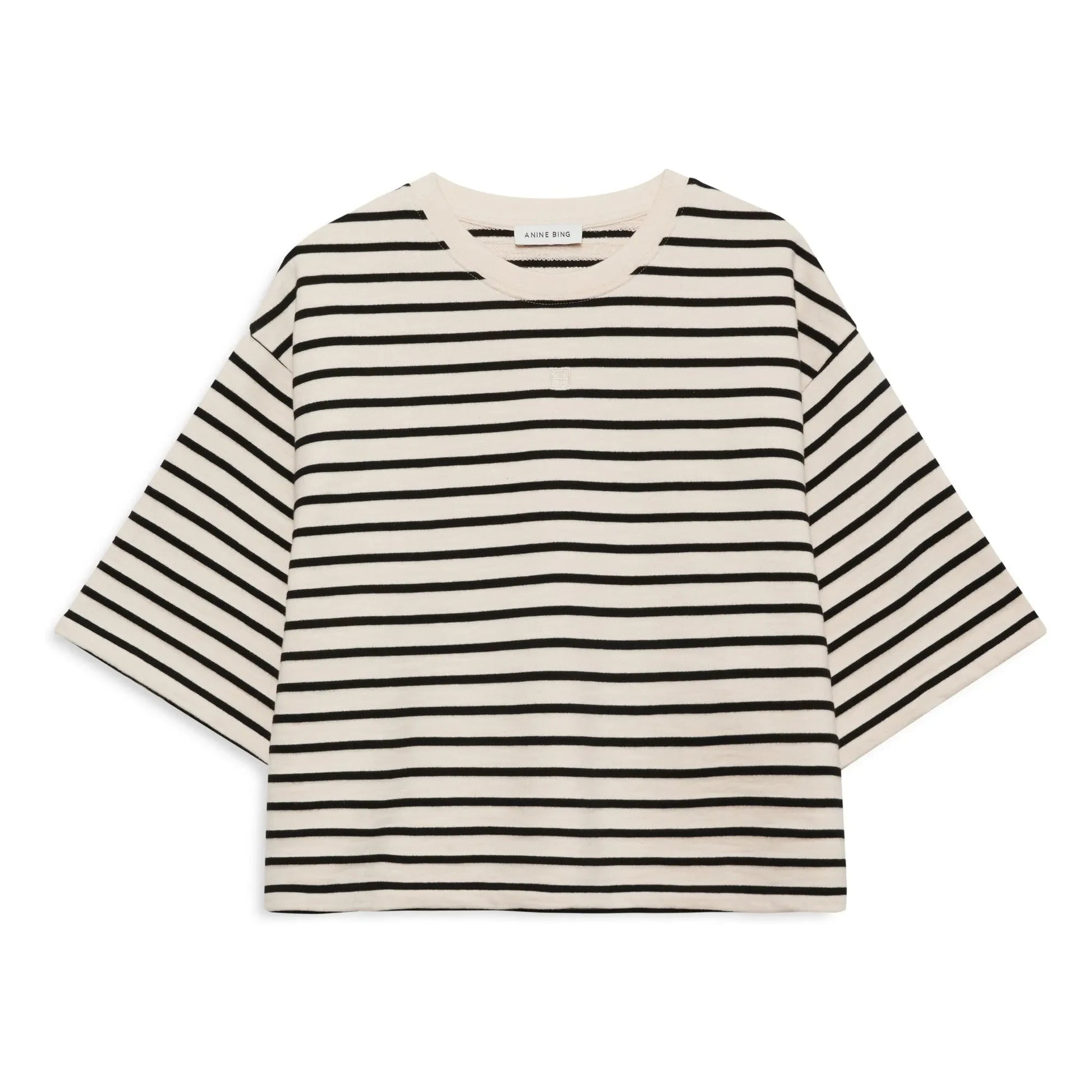 Anine Bing - Myers Stripes Top | Black