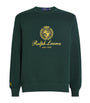 Polo Ralph Lauren Green Cotton-Blend Crescent Logo Sweatshirt
