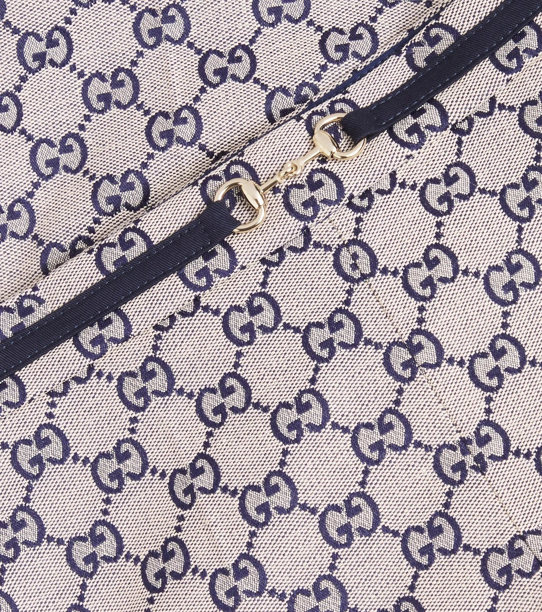 Gucci Kids - بنطال مستقيم بجاكار GG