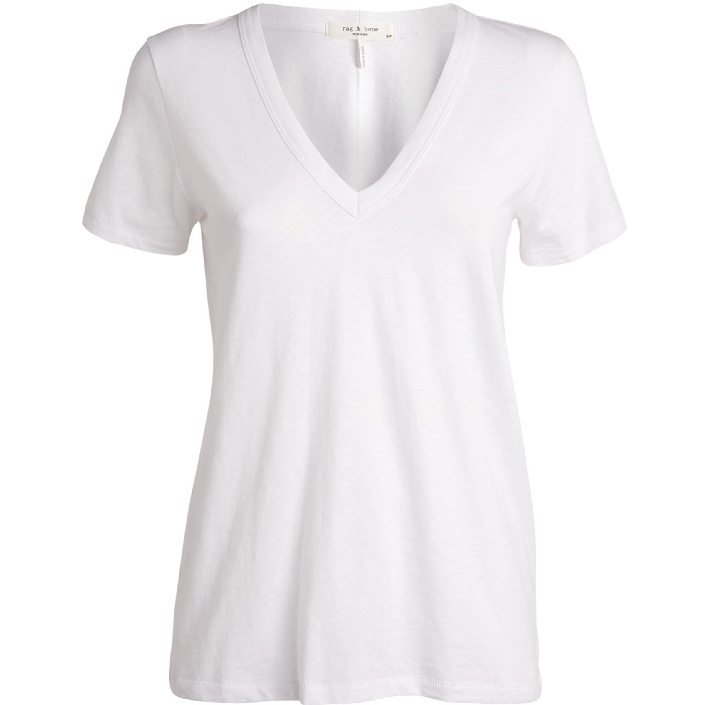Rag & Bone White The Vee T-Shirt
