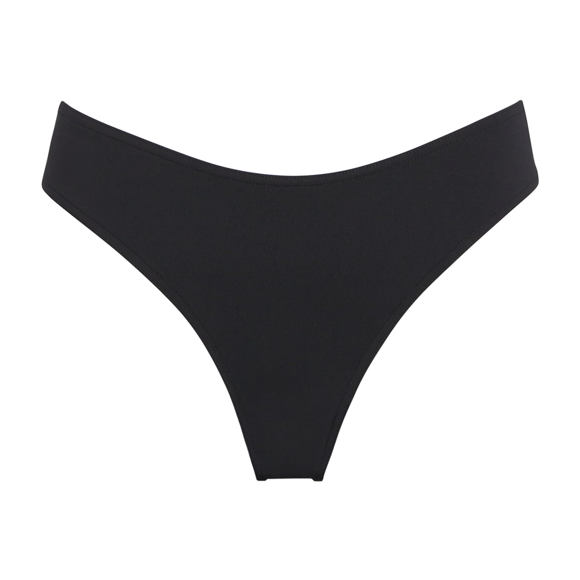 Eres Black Bow-Detail Bikini Bottoms