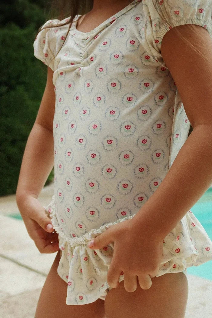 Детски цял бански Konges Sløjd MALTI SWIMSUIT GRS