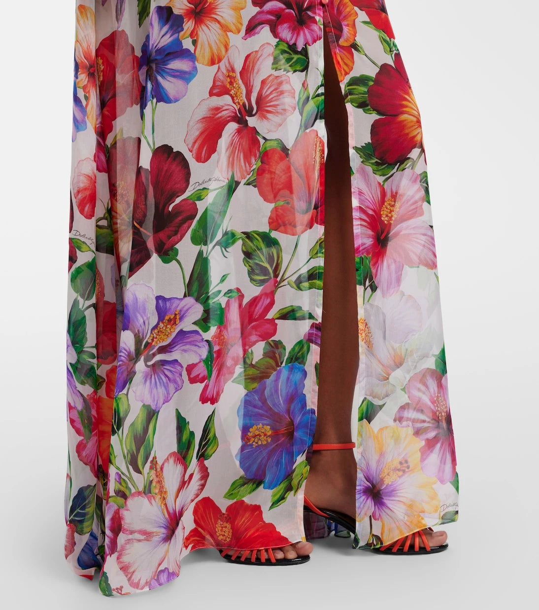 Dolce&Gabbana - Floral silk chiffon top