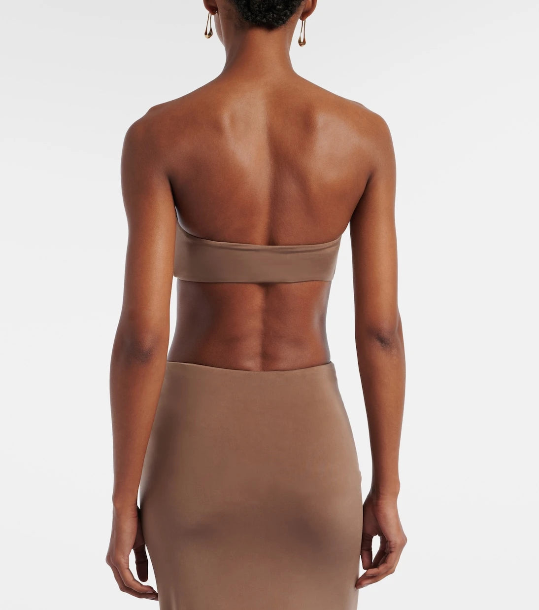 Jade Swim - توب بيكيني كلارا بتصميم ملفوف وخصر مطاطي