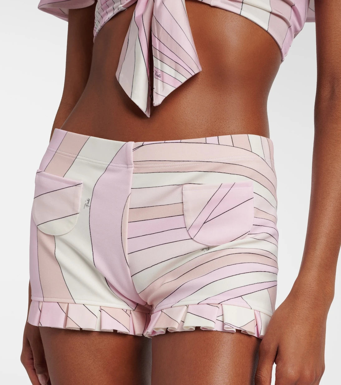 Pucci - Iride jersey shorts