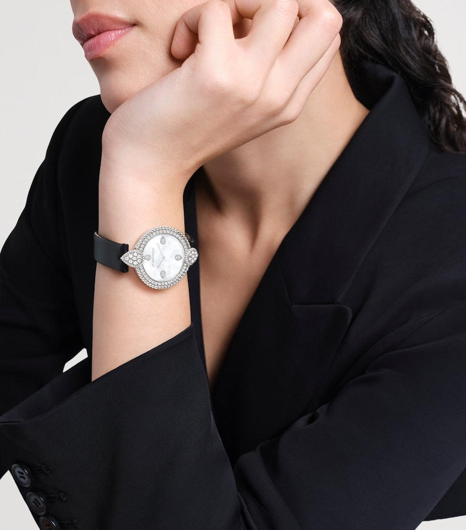 Steel and Diamond Serpent Bohème Watch 32mm