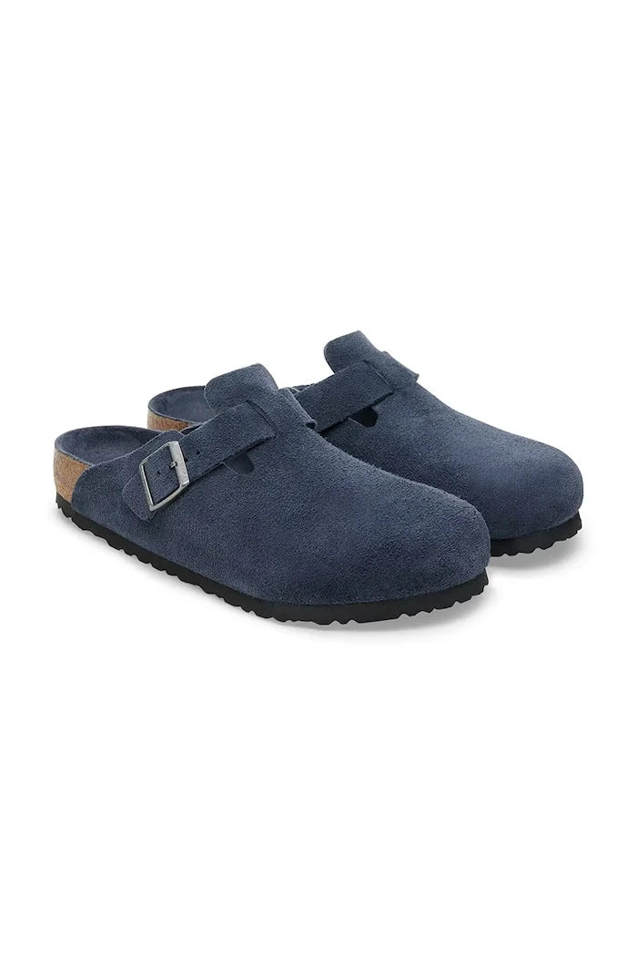 Birkenstock чехли сабо от велур Boston