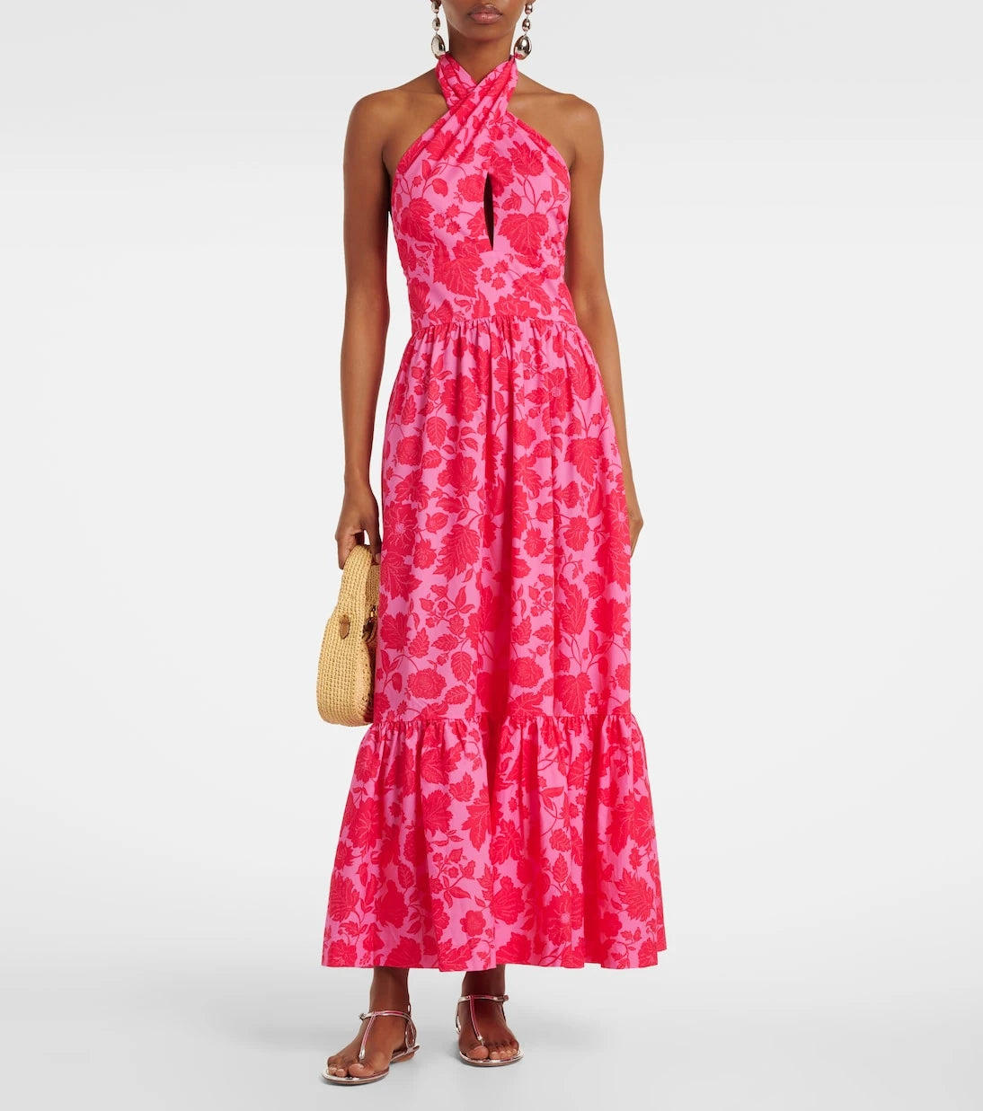 Heidi Klein - Fairhaven floral cotton-blend maxi dress