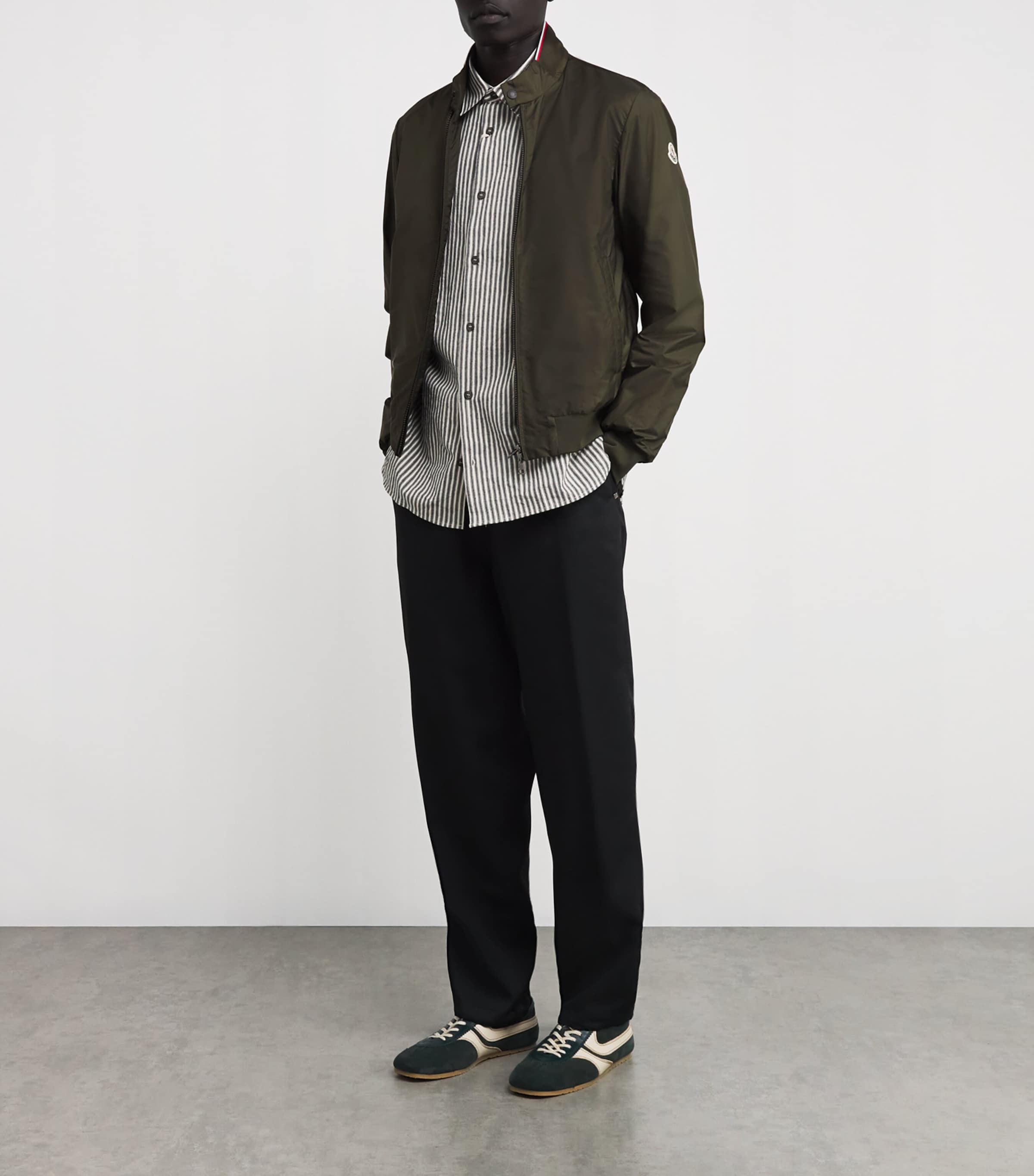 Moncler Green Water-Repellent Reppe Jacket