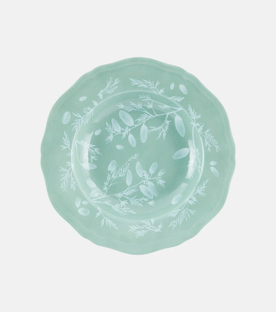 Cabana - x Ginori 1735 floral porcelain soup plate