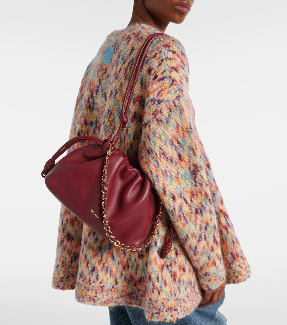 Loewe - Flamenco Medium leather clutch
