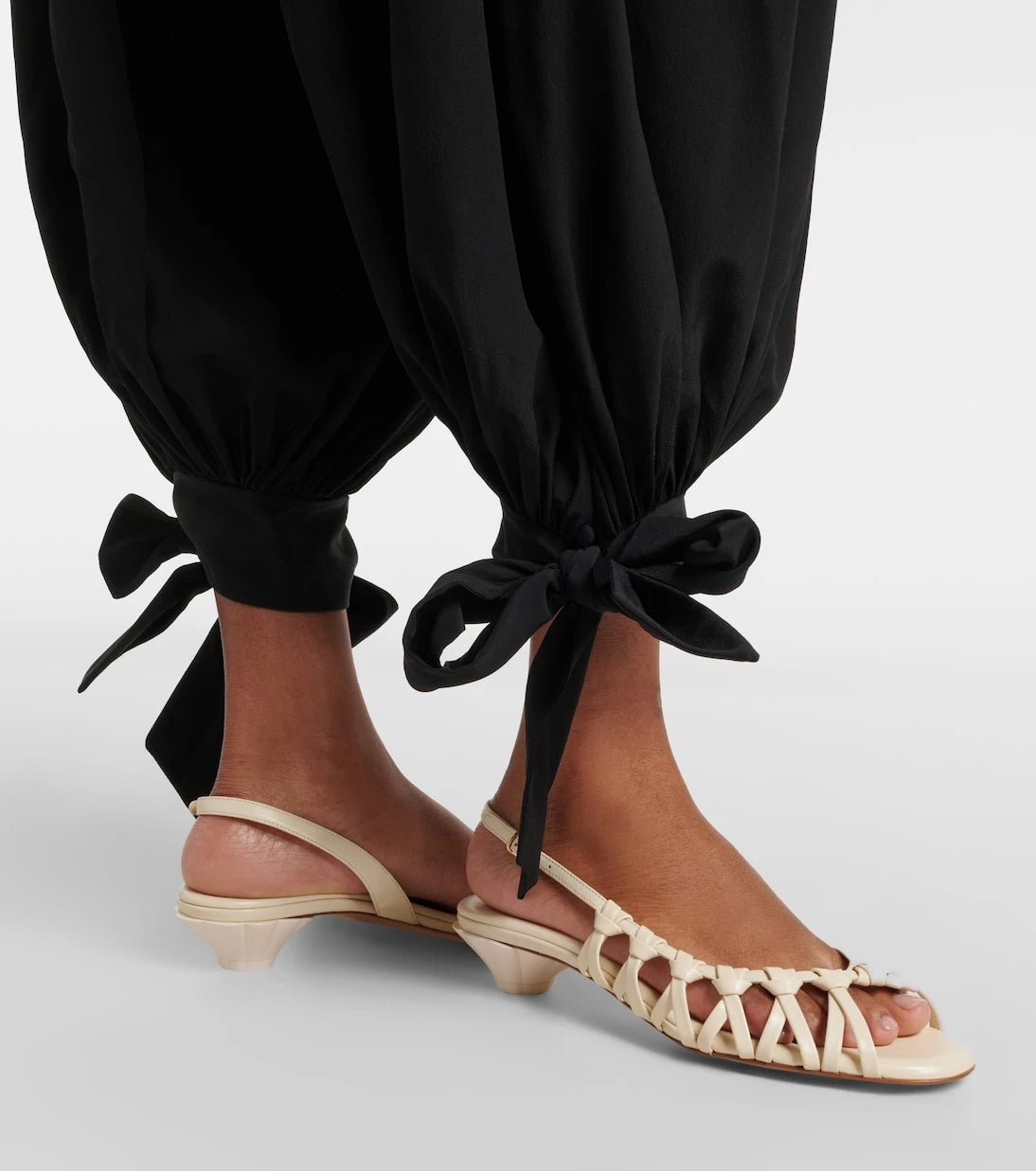 Chloé - Estra braided leather slingback sandals