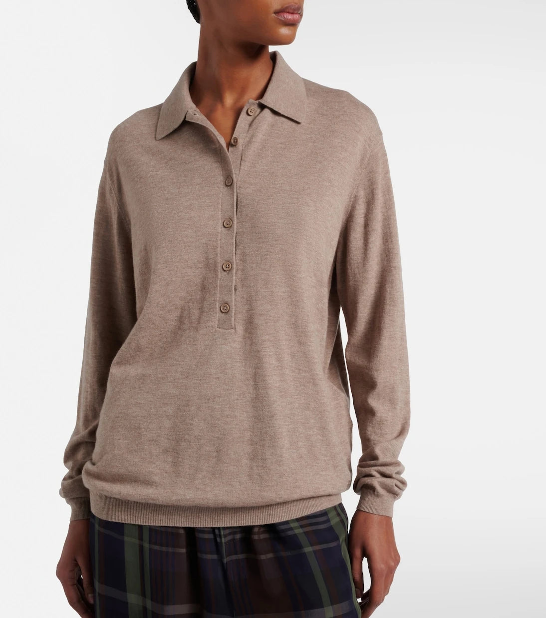The Frankie Shop - Tala wool-blend polo sweater