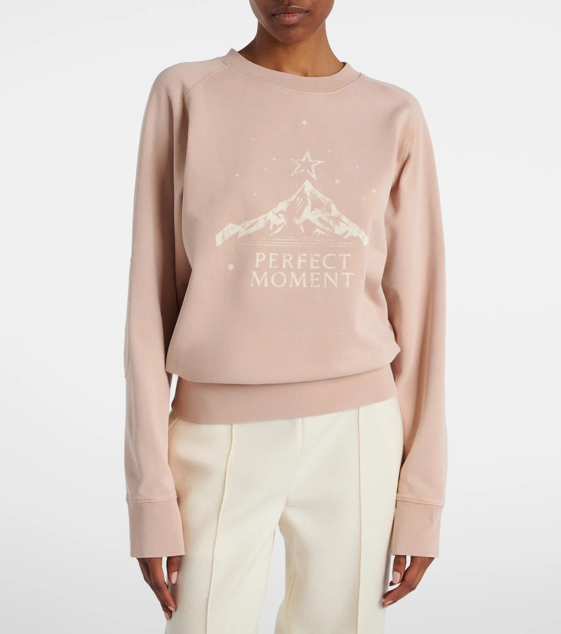 Perfect Moment - Logo cotton jersey sweatshirt