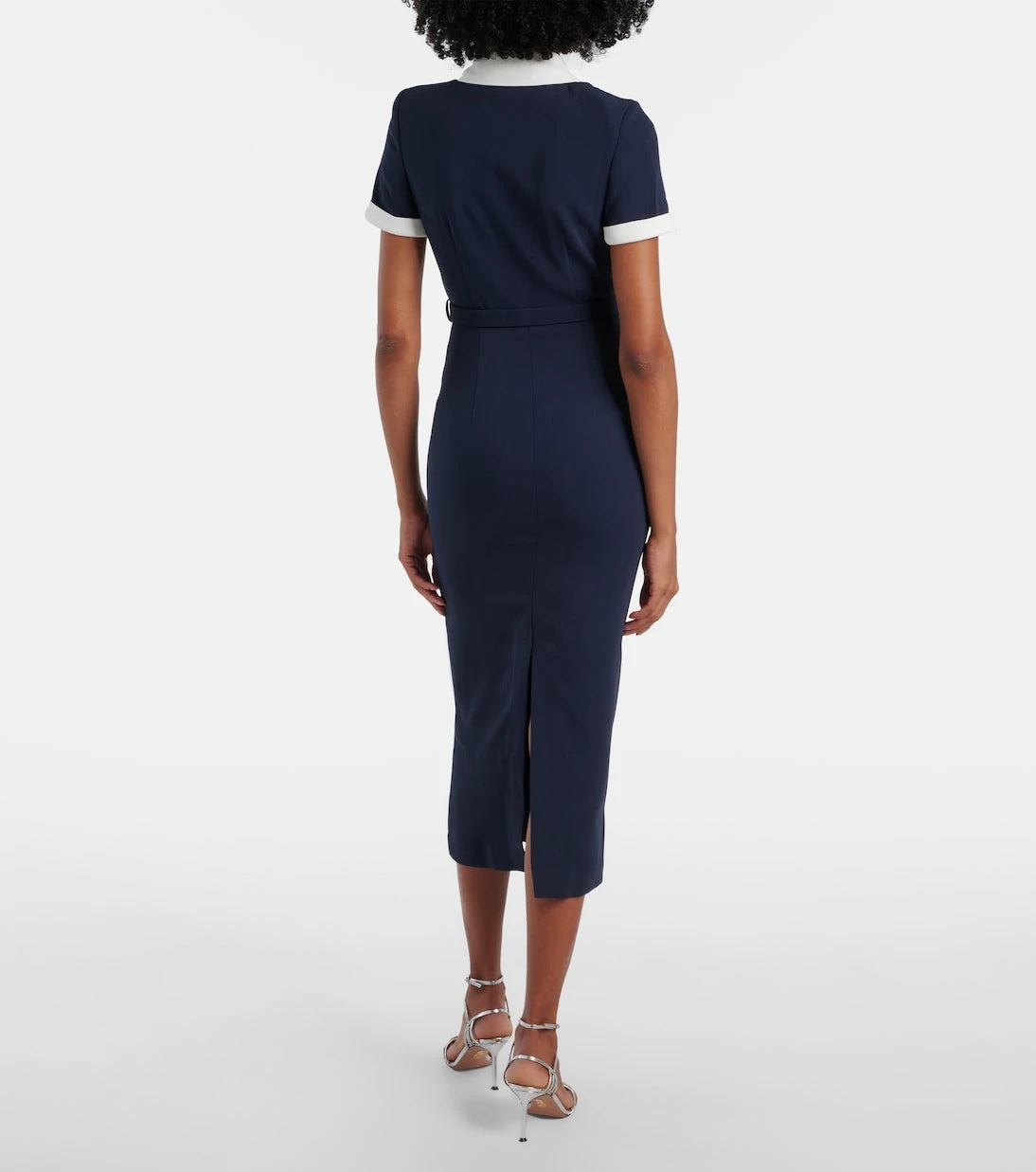 Self-Portrait - Belted midi dress