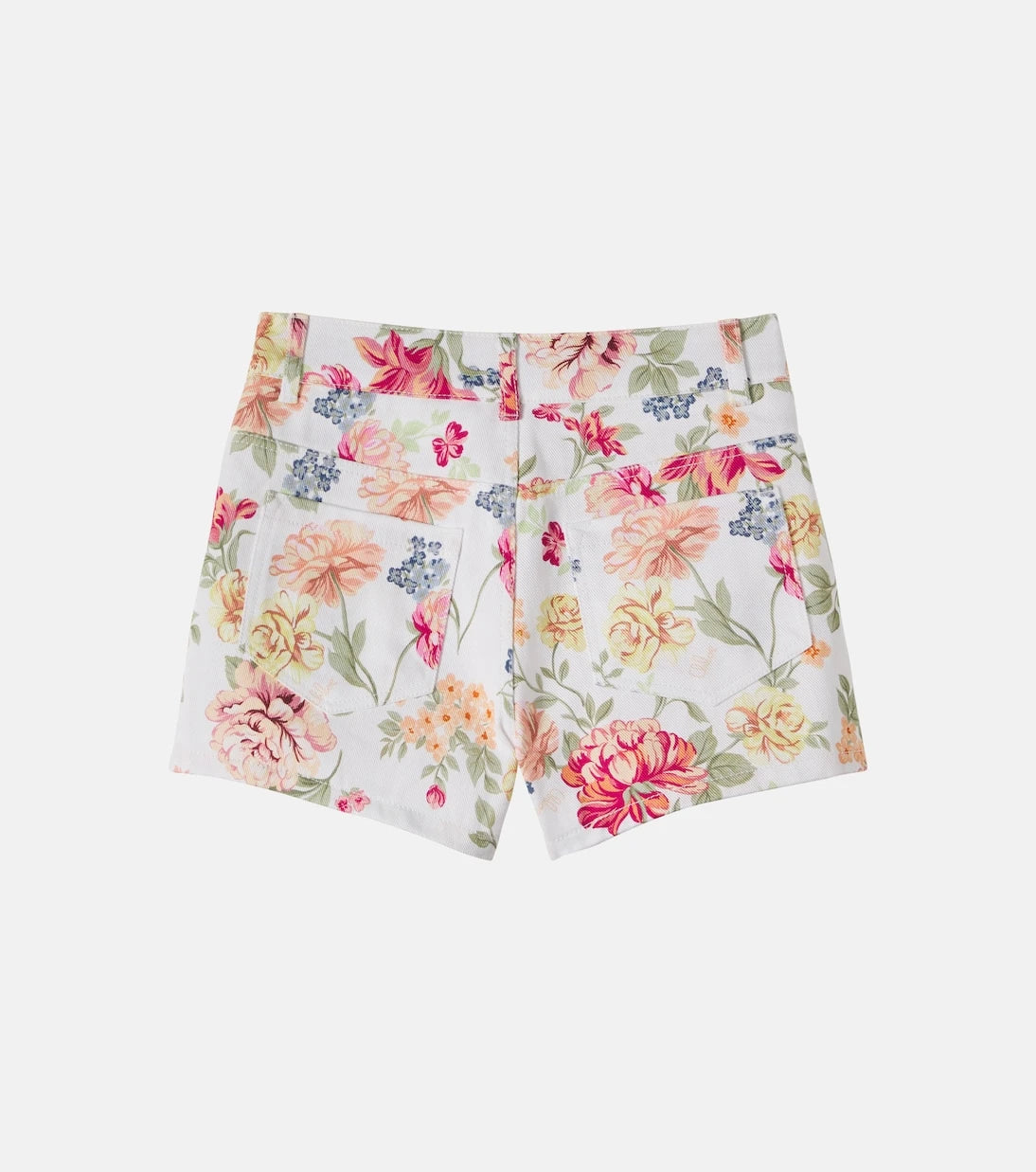 Chloé Kids - Floral cotton shorts