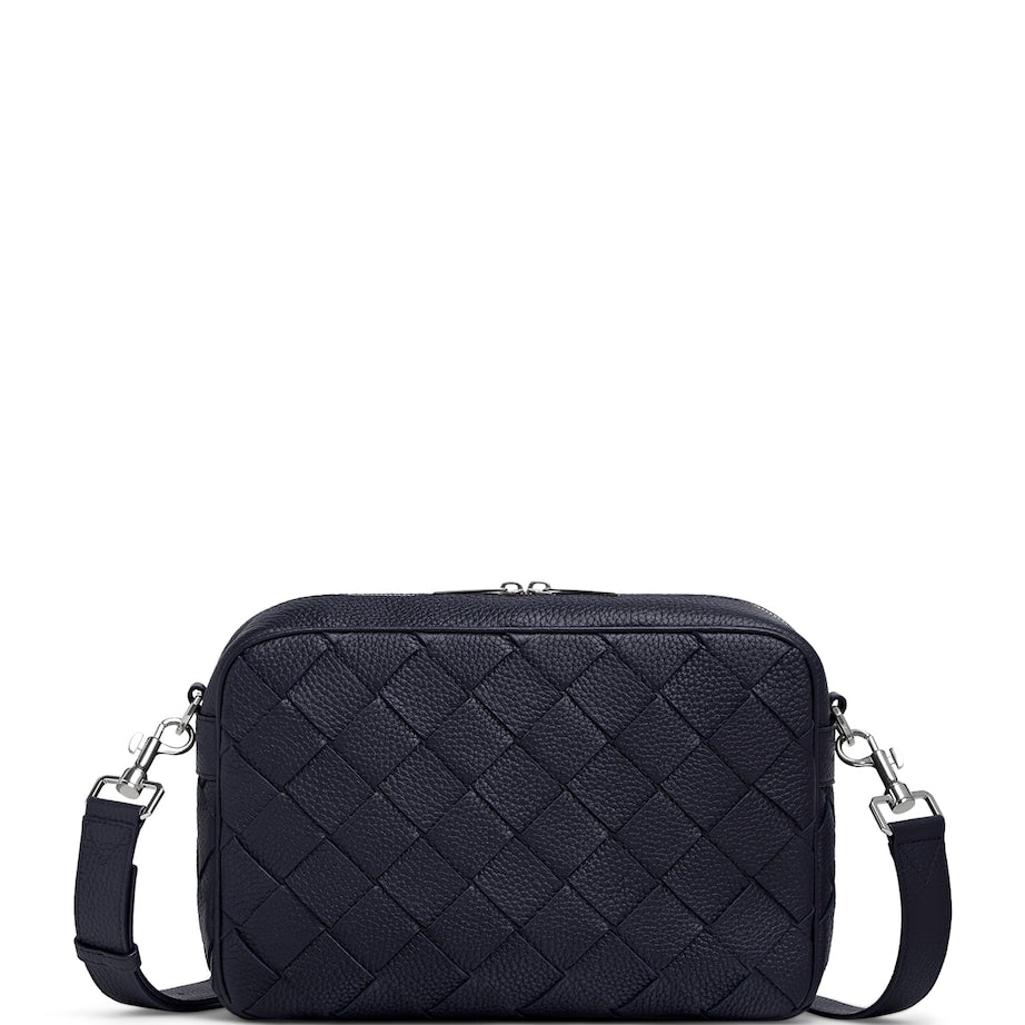 Bottega Veneta Leather Intrecciato Camera Bag