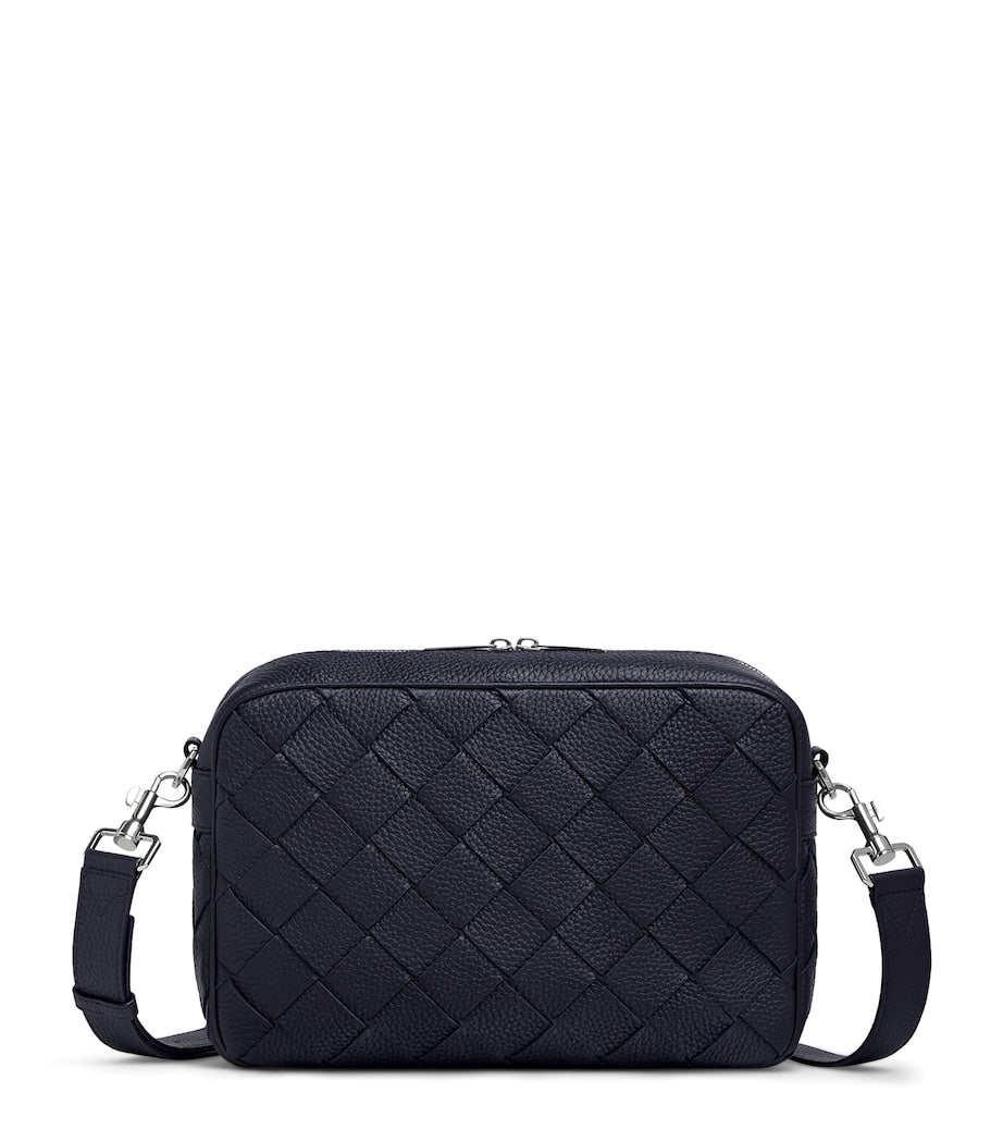 Bottega Veneta Leather Intrecciato Camera Bag