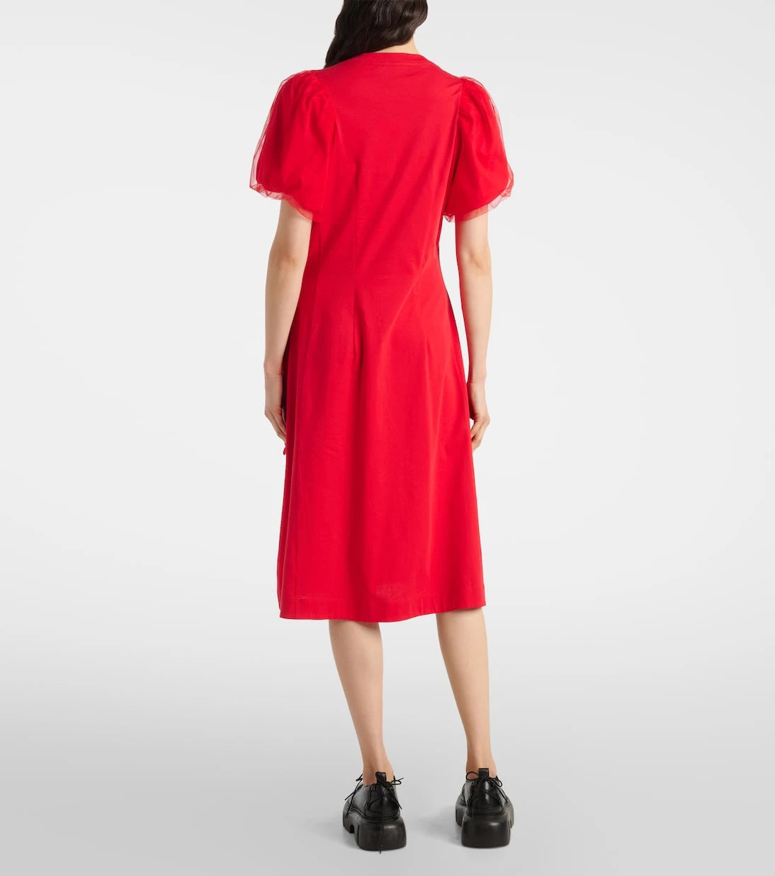 Simone Rocha - Ruffled cotton tulle midi dress