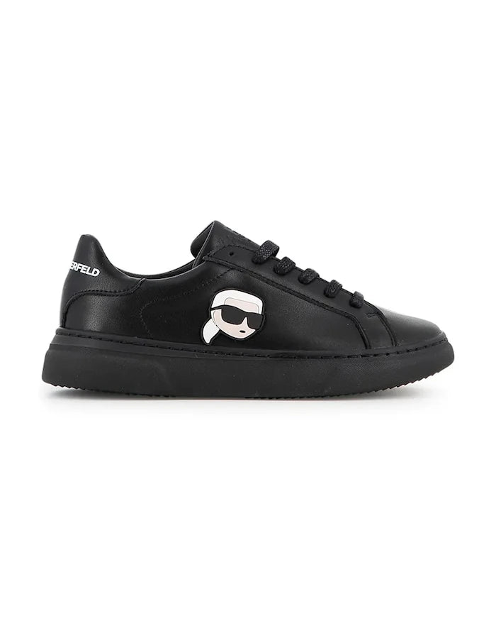 Karl Lagerfeld çocuklar için deri sneakerlar