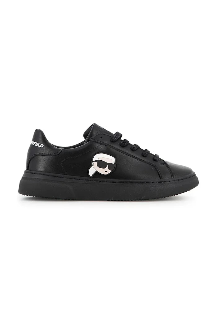 Karl Lagerfeld çocuklar için deri sneakerlar