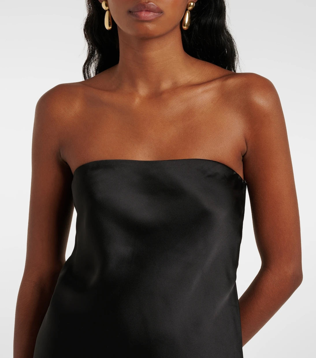 Norma Kamali - Crêpe satin minidress