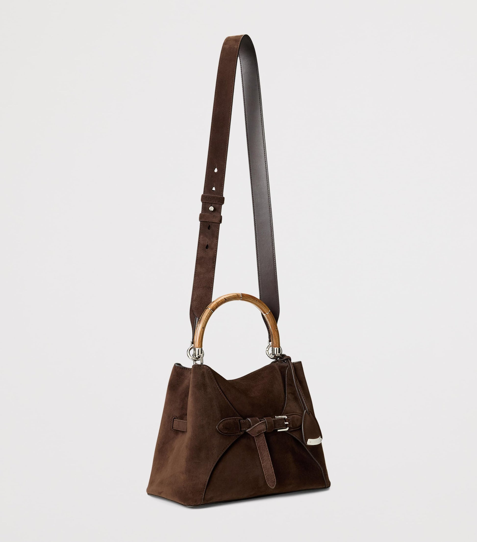 Brown Calfskin The Ralph Top-Handle Bag