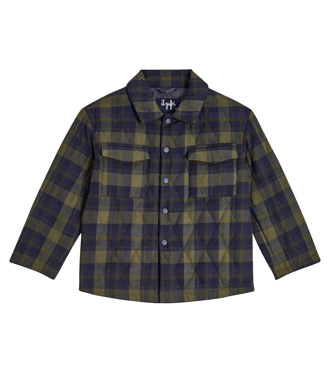 Il Gufo - Quilted checked puffer jacket