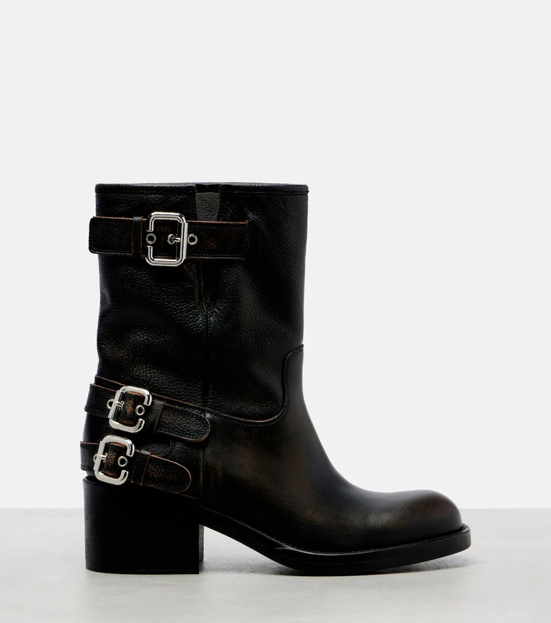 Chloé - Dakota 60 leather biker boots