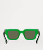 Green Rectangular Sunglasses