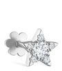 Maria Tash White Gold and Diamond Star Threaded Stud Earring (5.5mm)
