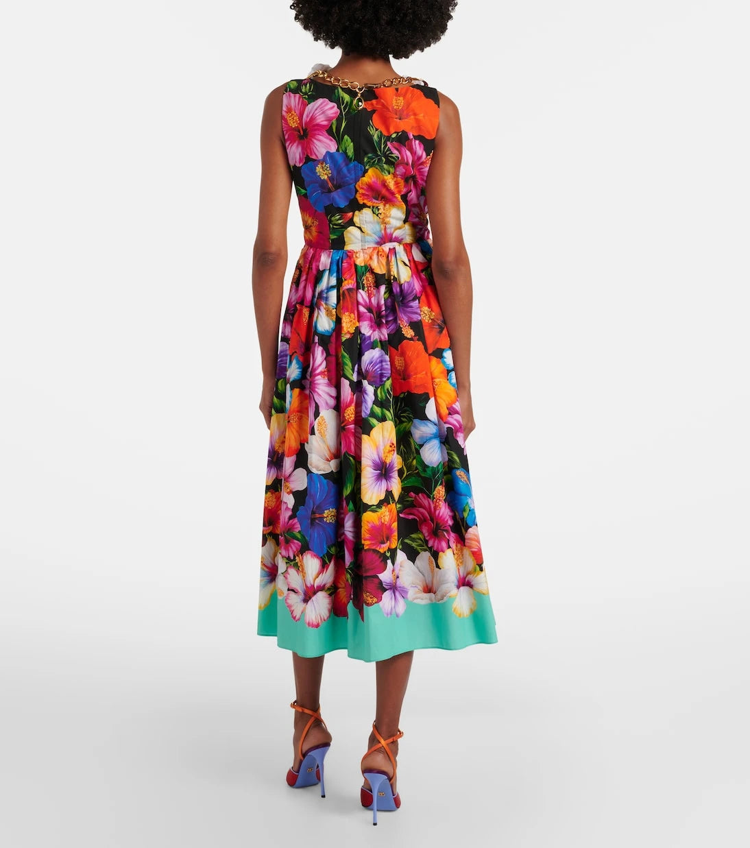 Dolce&Gabbana - Floral cotton midi dress
