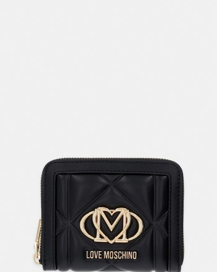 Love Moschino портфейл дамски от имитация на кожа
