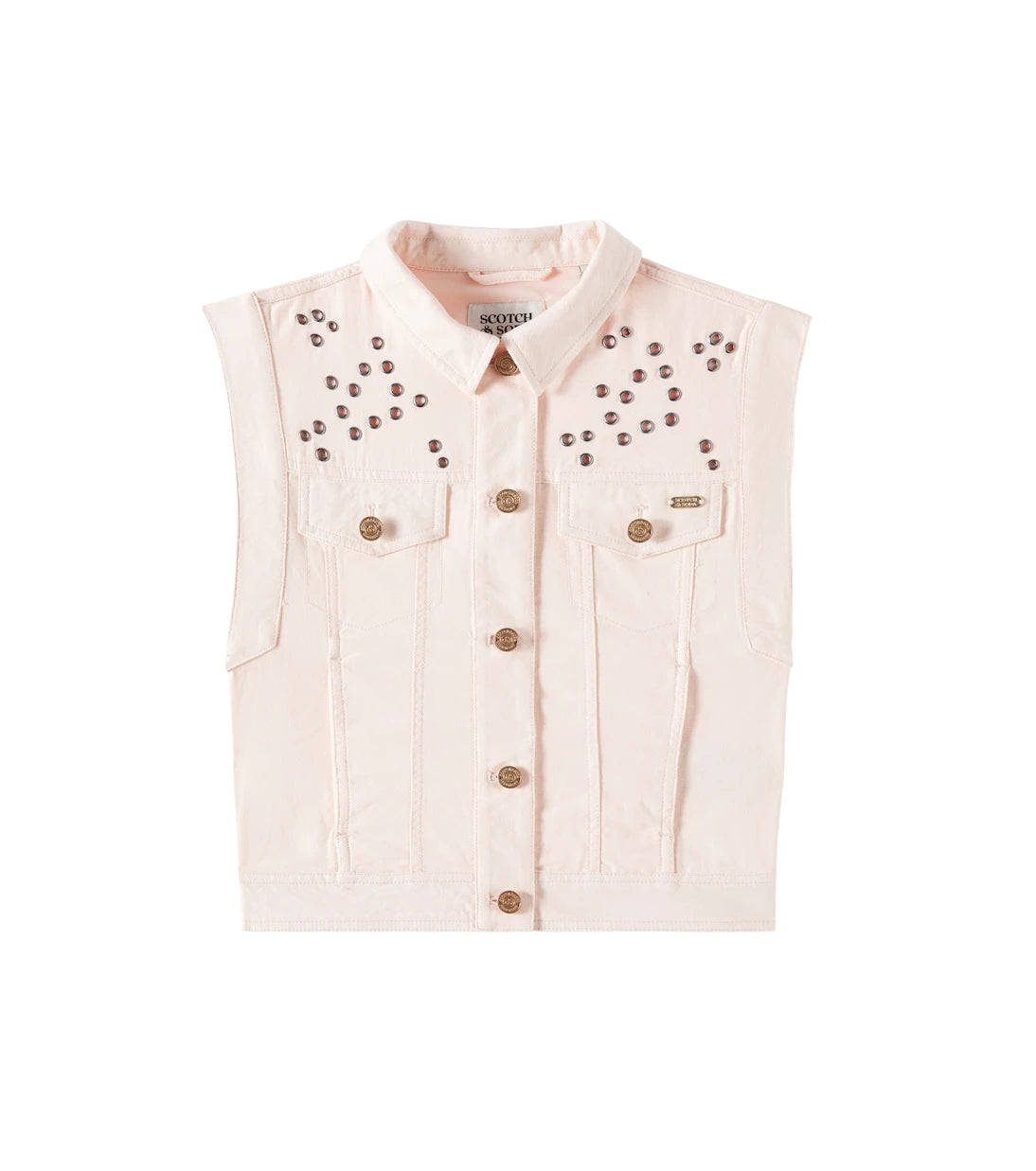 Scotch & Soda Kids - سترة قطنية مطرزة