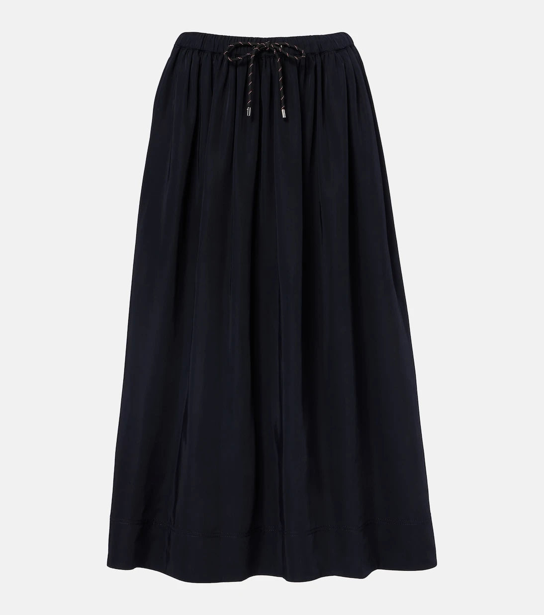Veronica Beard - Bates gathered taffeta midi skirt