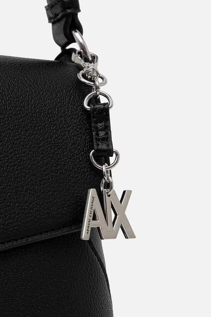 Armani Exchange kadın crossbody çanta, suni deriden