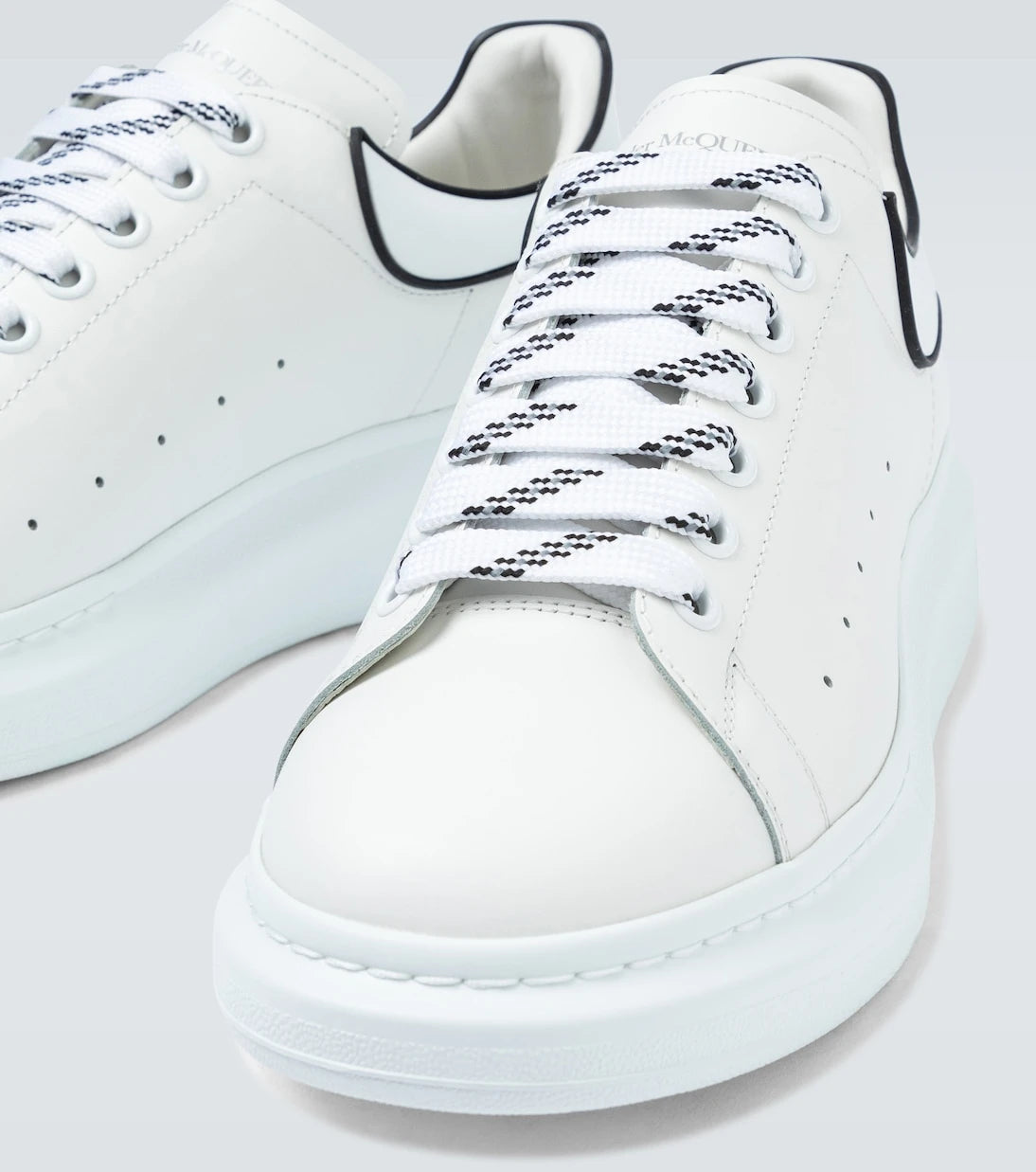 McQueen - Oversized leather sneakers