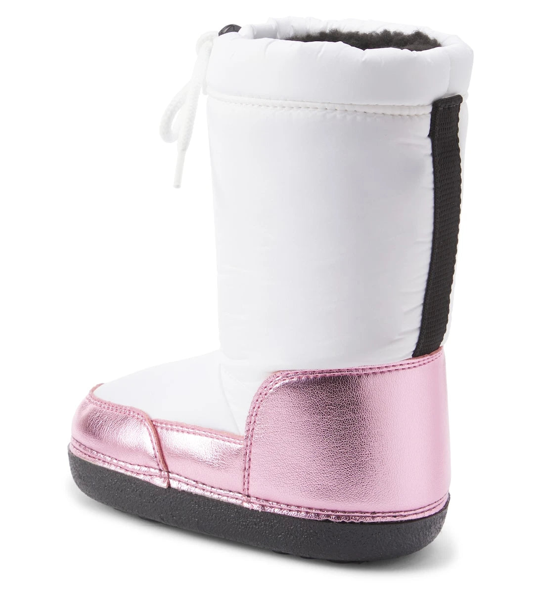 Moschino Kids - Logo faux leather snow boots