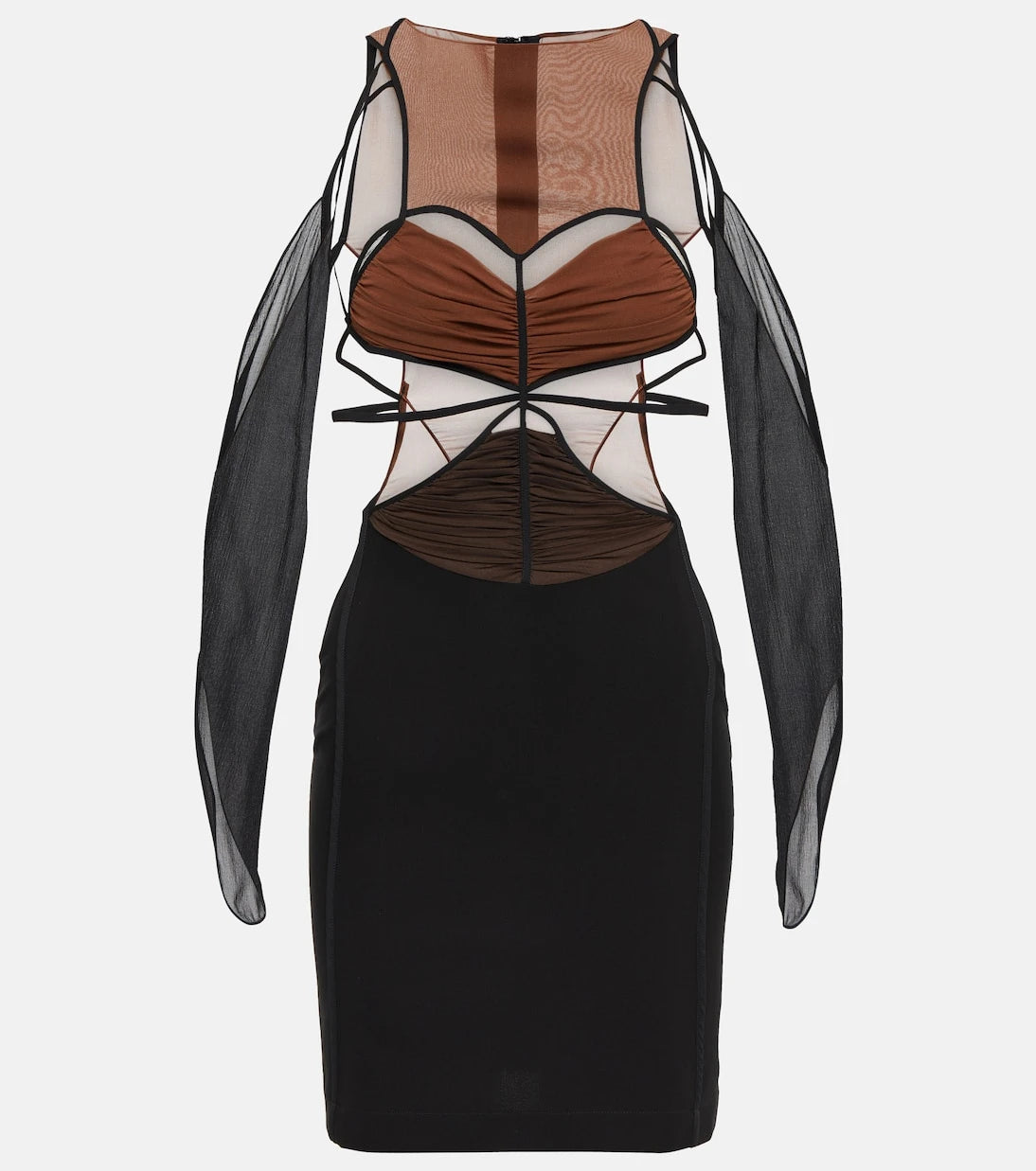 Nensi Dojaka - Cutout crêpe minidress