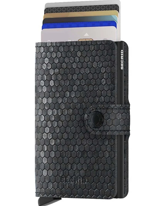 Secrid Miniwallet Hexagon Black Cüzdan