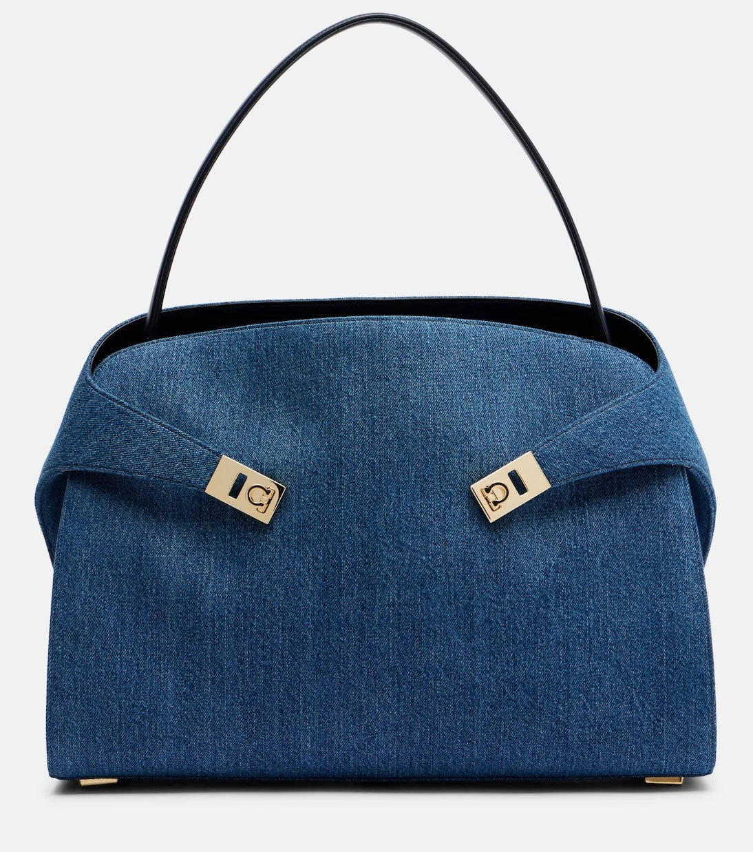 Ferragamo - Hug Large denim tote bag