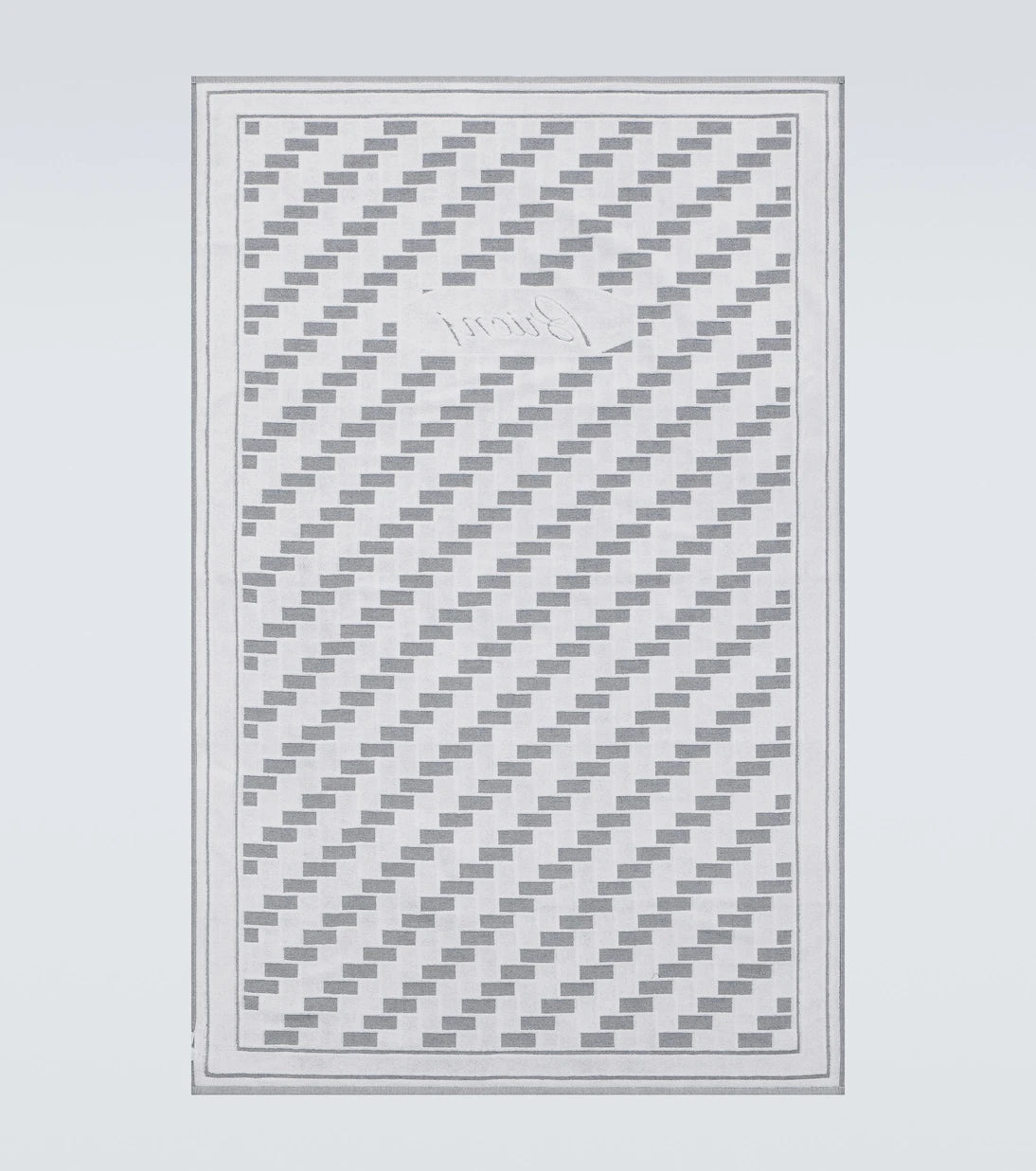 Brioni - Logo cotton terry beach towel