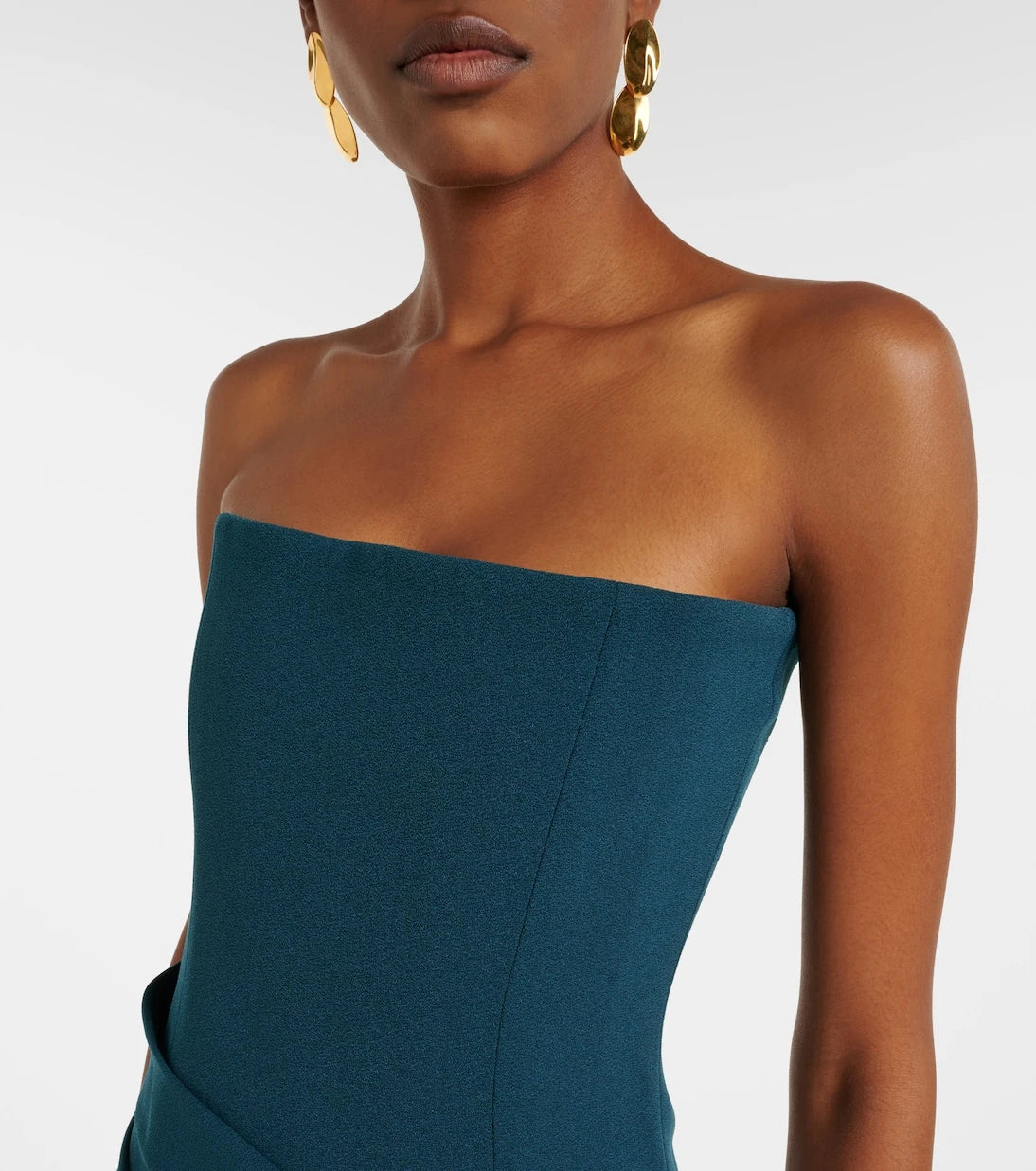 Alex Perry - Gathered bustier dress