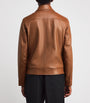 Paul Smith Brown Leather Jacket